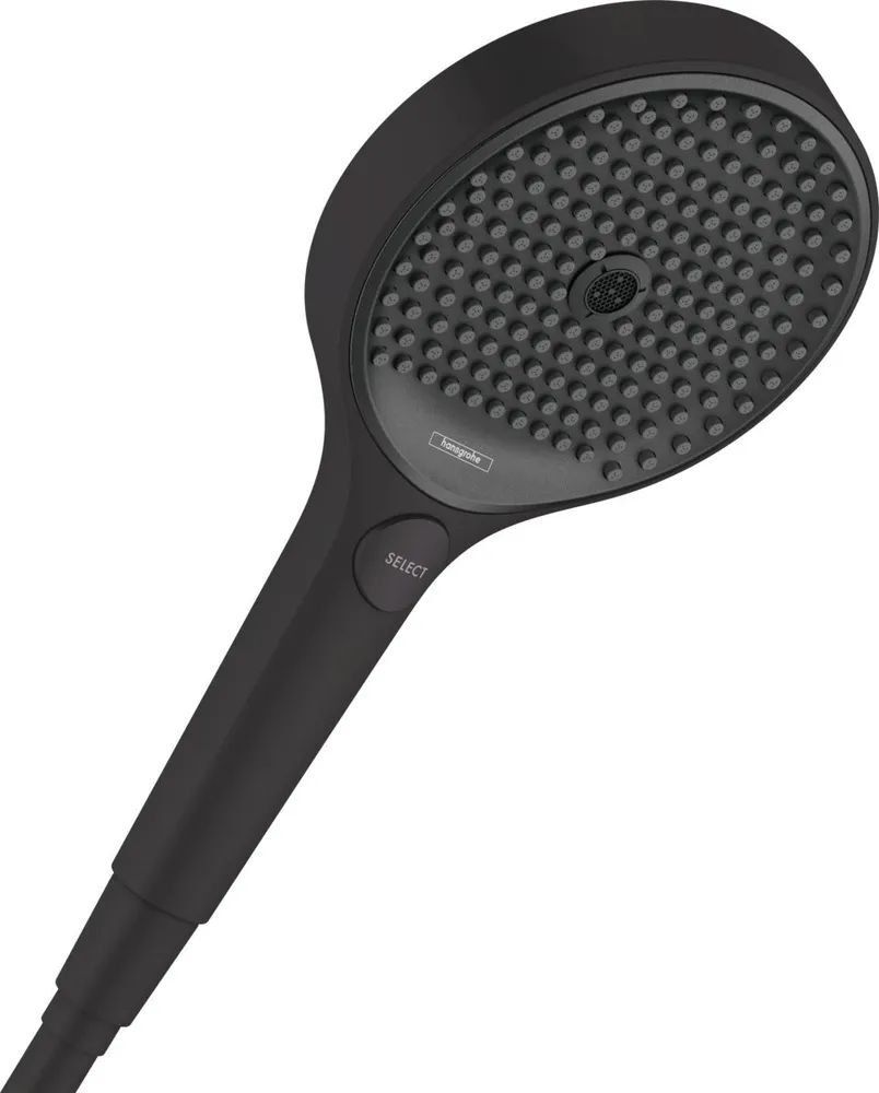 Ручной душ Hansgrohe RaInfinity 130 3jet, шлифованный черный хром 26864340