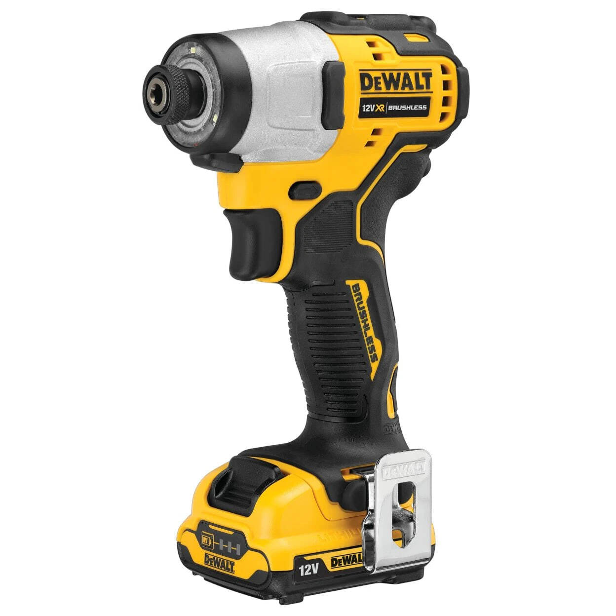 Аккумуляторный бесщеточный ударный шуруповерт DeWalt DCF801D2-QW, c 2 АКБ 2 Ач и ЗУ, в кейсе
