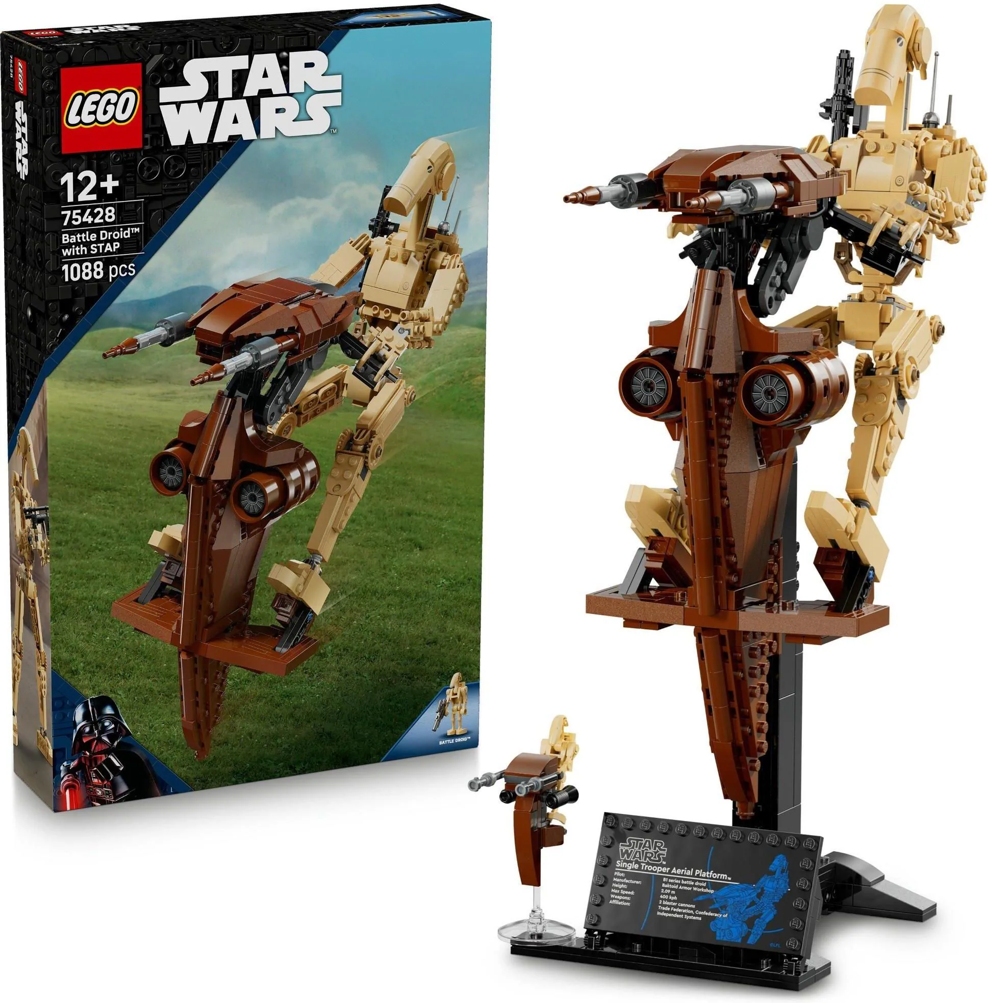 Конструктор LEGO Star Wars 75428 Боевой дроид с платформой STAP