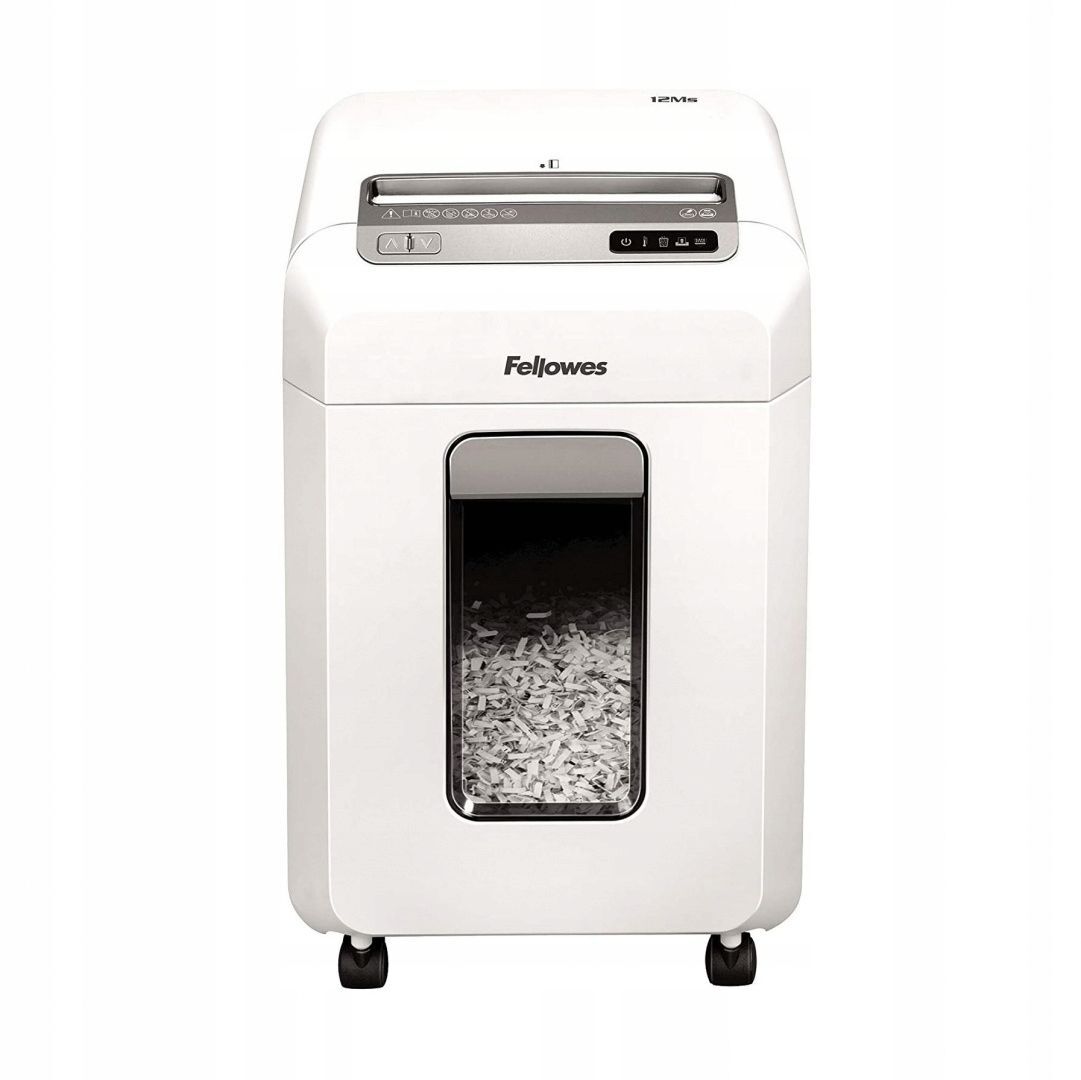 Измельчитель Fellowes Powershred 12MS белый