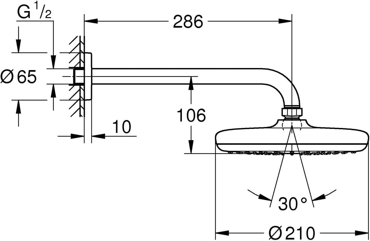 Душевая система Grohe Tempesta 26412000