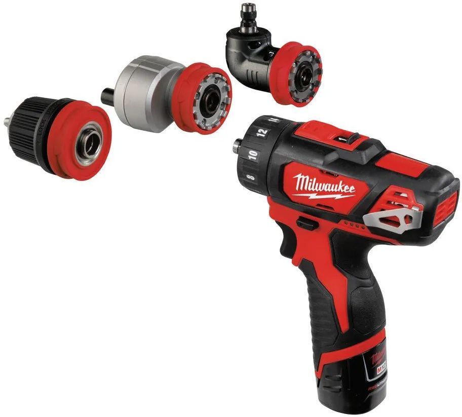 Дрель-шуруповёрт Milwaukee M12 BDDXKIT-202C 2 2.0 Ah и ЗУ 4933447836