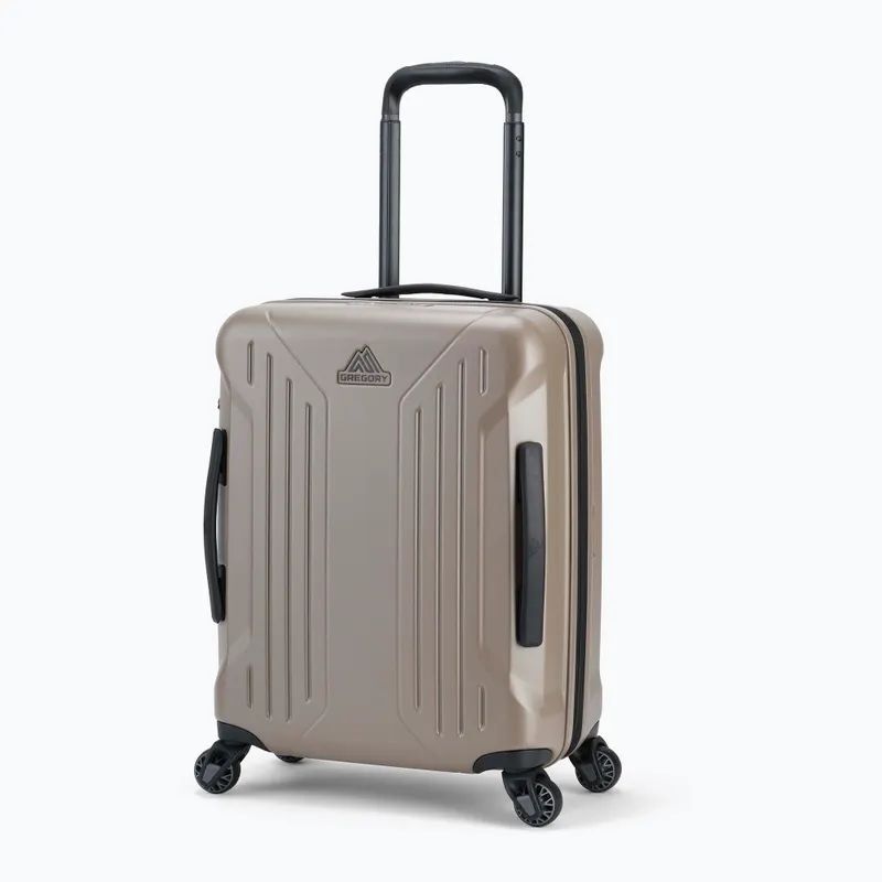 Чемодан Gregory Quadro Pro Int Carry On 40/47 l mirage tan, коричневый