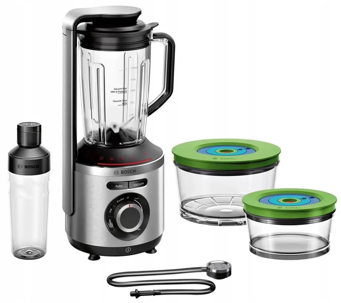 Блендер Bosch VitaPower Serie 8 MMBV625M 1000 Вт, вакуумный, с 6 лезвиями