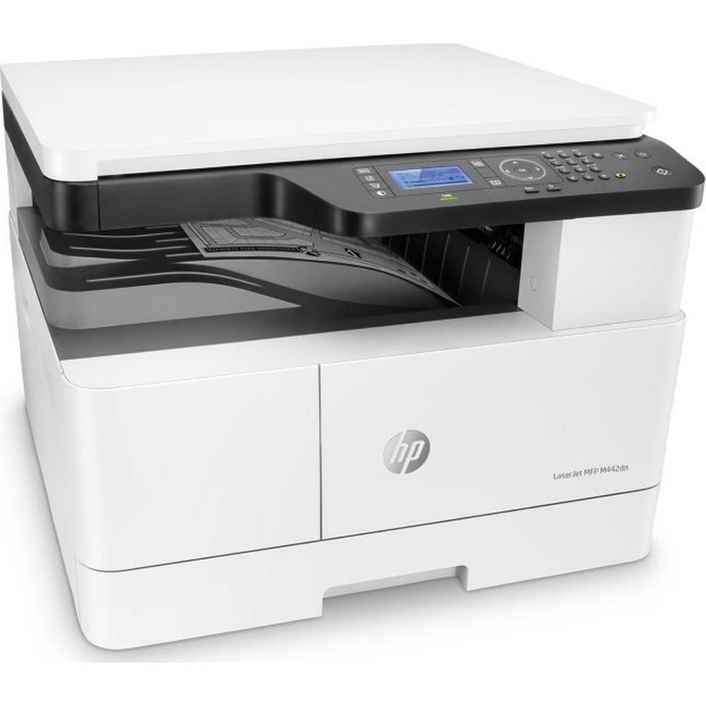 МФУ лазерное HP LaserJet M442dn, ч/б, A3, белый/черный