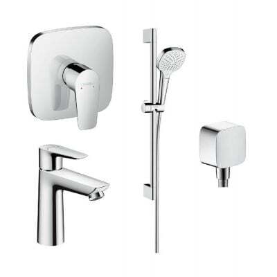 Душевой набор со смесителем Hansgrohe Talis E Хром Lpset0484