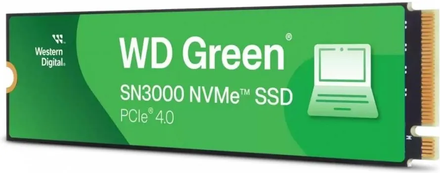 SSD WD Green SN3000, 1 ТБ, M.2 2280, PCIe 4.0 NVMe