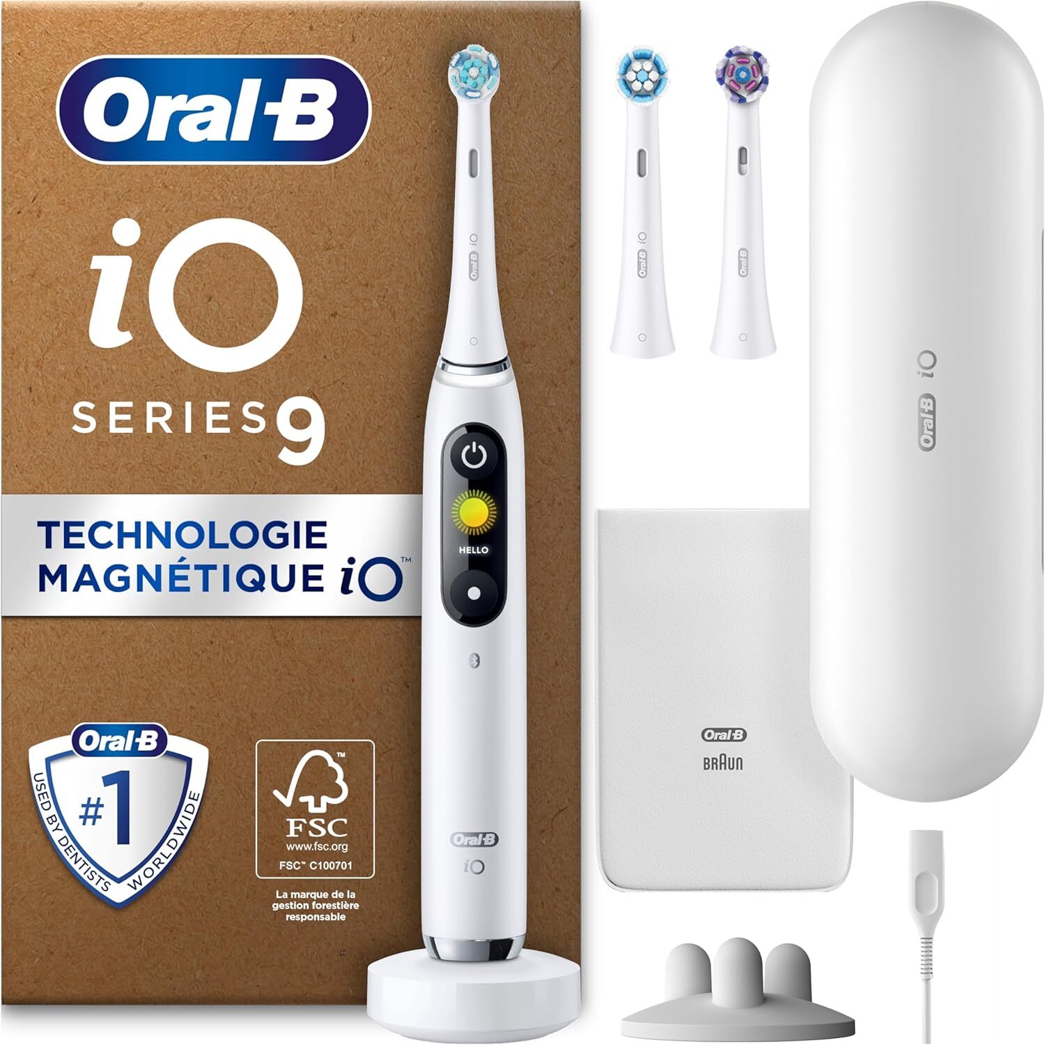 Электрическая зубная щетка Oral-B iO Series 9 White Alabaster Special Edition