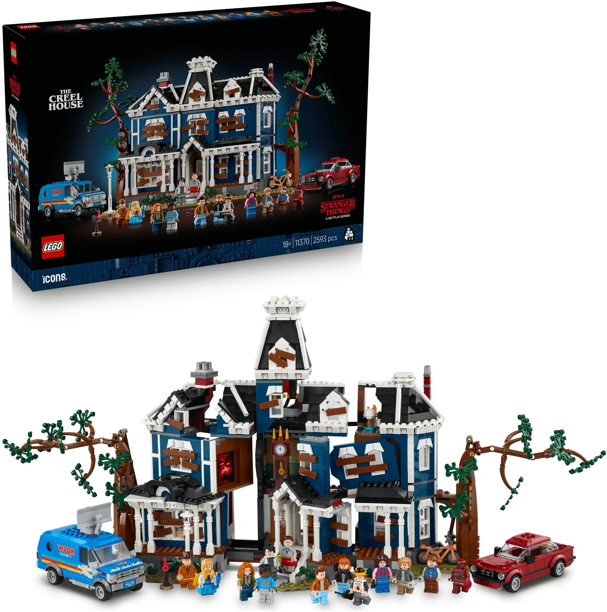 Конструктор LEGO Icons 11370 Очень странные дела: Дом Крилов