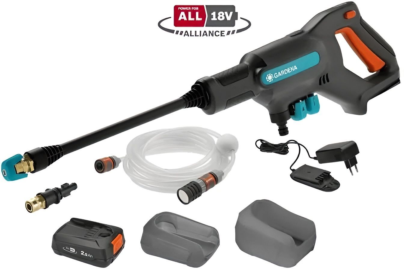 Аккумуляторная мойка высокого давления Gardena AquaClean 24/18V P4A (с аккумулятором) (14800-20)