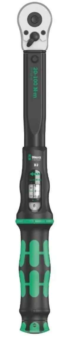 Wera динамометрический ключ Click-Torque B 2 20-100nm 3/8 "(5075611001)