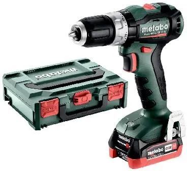 Аккумуляторная дрель-шуруповерт Metabo PowerMaxx SB 12 BL в кейсе metaBOX с 2 аккумуляторами LiHD 12 V 4.0 Ah и ЗУ