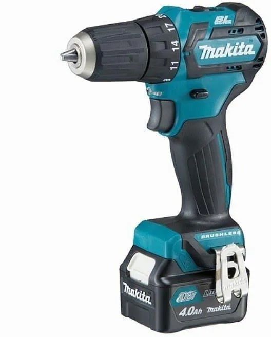 Дрель-шуруповёрт Makita DF332DSME 12V с АКБ 2x4,0 Ah и ЗУ