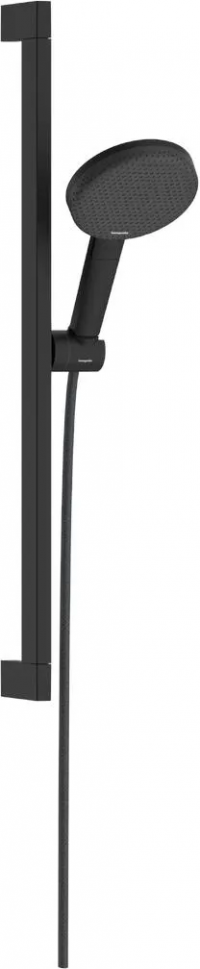 Душевой набор Hansgrohe Raindance Alive Select S 125 3jet EcoSmart черный матовый 24601670