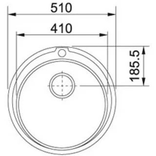 Кухонная раковина Franke Pamira ROG 610-41 114.0173.318, ореховый