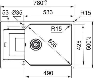 Кухонная раковина Franke Urban UBG 611-78 XL 114.0687.277, бежевый