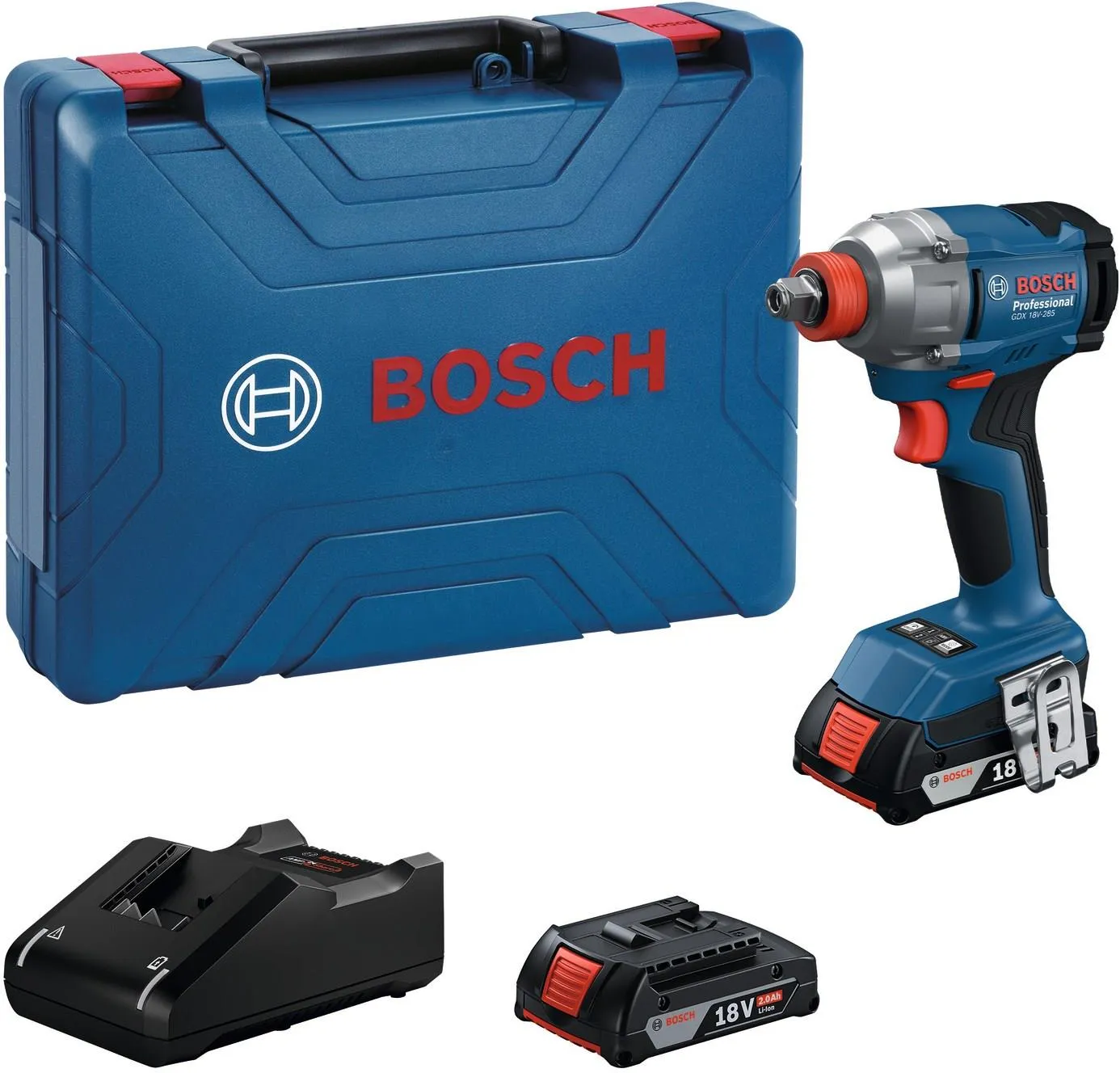 Комбинированный гайковёрт/шуруповёрт Bosch GDX 18V-285 Professional 06019N2122