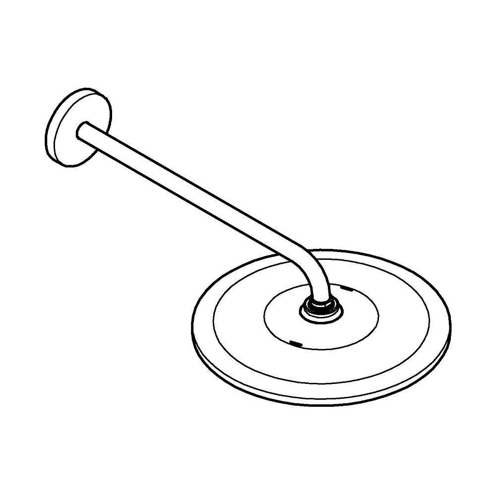 Верхний душ Grohe-Rainshower Mono 310 Phantom Black 22121KF0