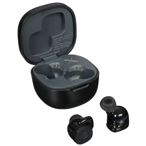 Наушники AUDIO-TECHNICA ATH-SQ1TW BK, черный