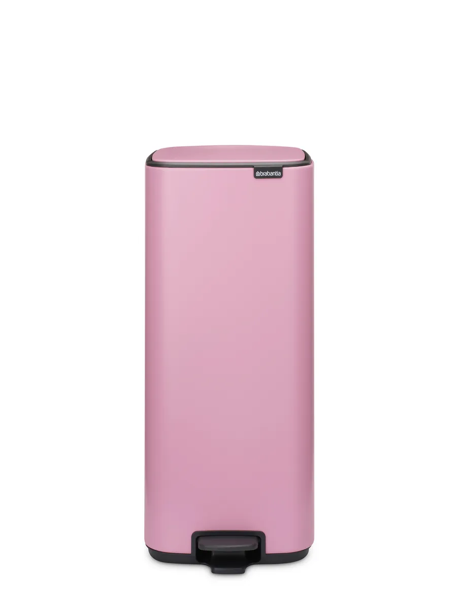 Мусорное ведро с педалью Brabantia Bo 255403 30л, розовое