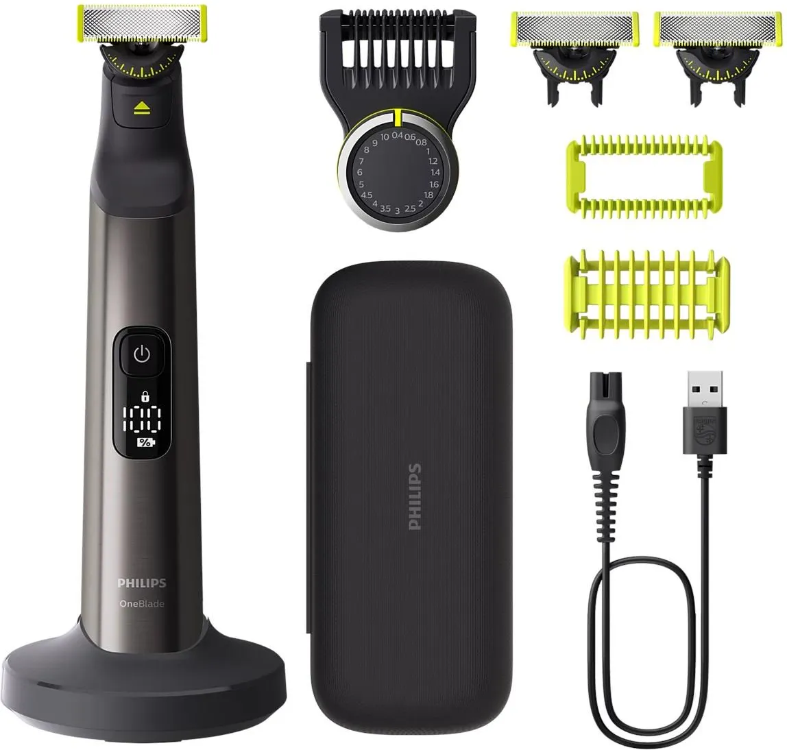 Триммер для бороды и усов Philips OneBlade Pro QP6652/35