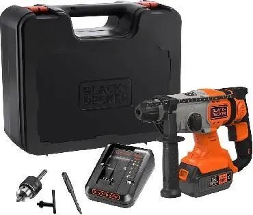 Перфоратор аккумуляторный SDS+ Black&Decker BCD900M1K 14.0 Ah/18 V с ЗУ