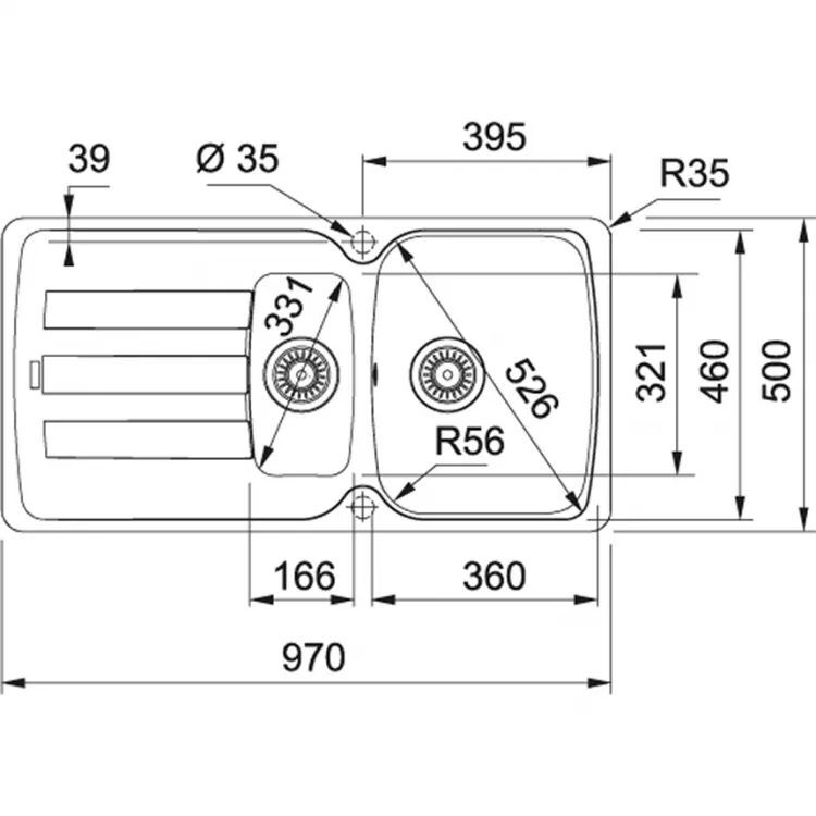 Кухонная раковина Franke Antea AZG 651 114.0498.077 бежевый