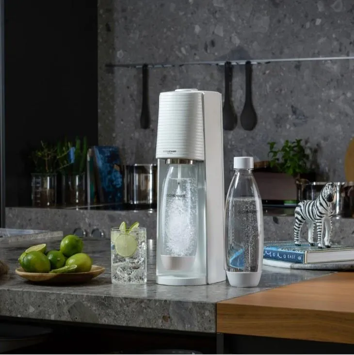 Комплект: Сифон Sodastream Terra (White) + 3 бутылки + баллон CO2