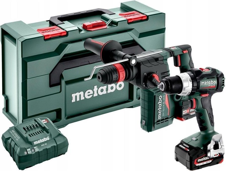 Набор аккумуляторных инструментов Metabo Combo Set 2.4.8 685219650 с 2 АКБ и ЗУ в кейсе