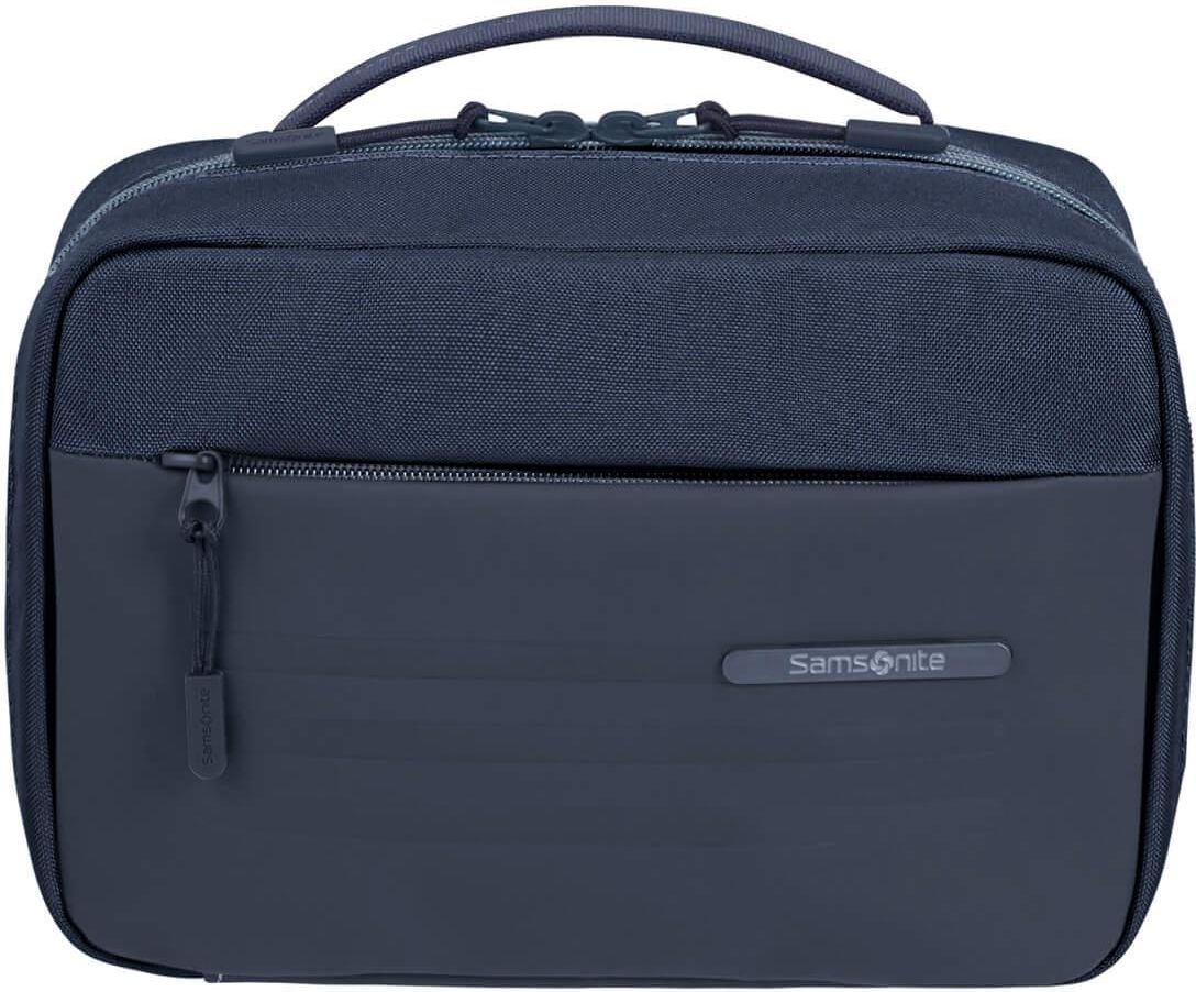 Косметичка Samsonite Stackd Hanging Toilet Kit, темно-синяя