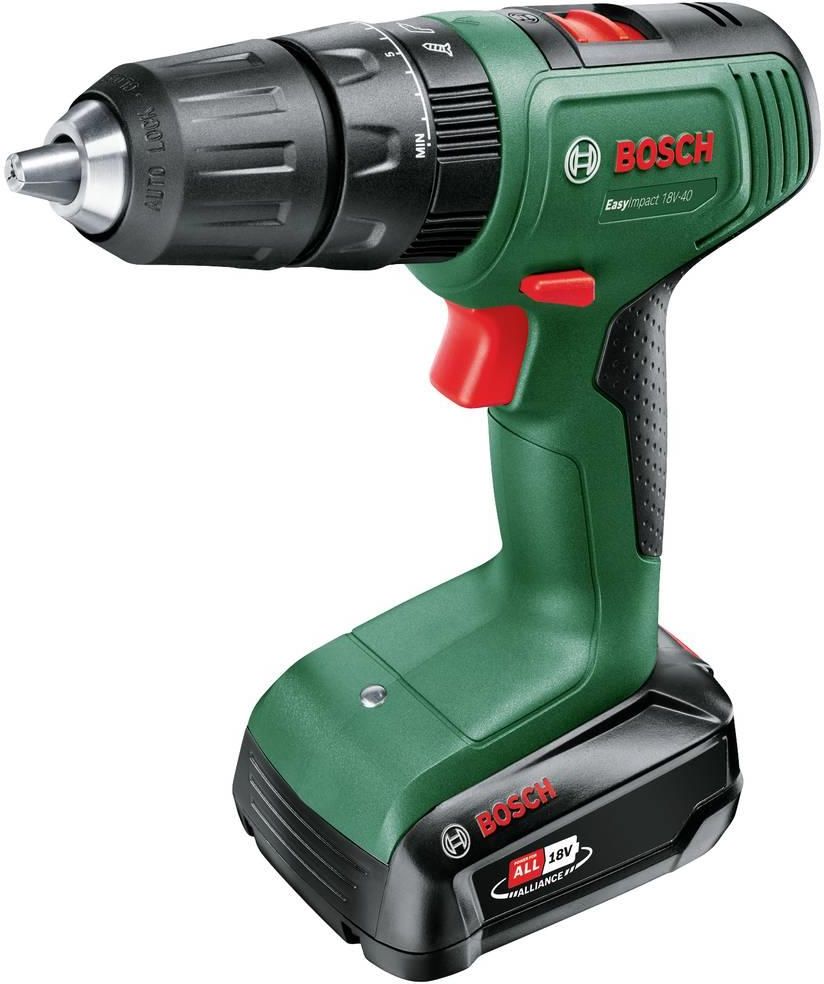 Аккумуляторная ударная дрель-шуруповерт Bosch EasyImpact 18V-40 06039D810D