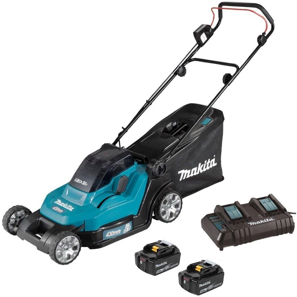 Газонокосилка аккумуляторная Makita DLM432CT2