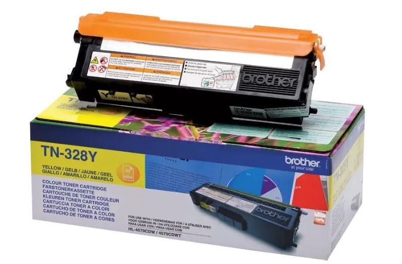 Картридж Brother TN-328Y желтый