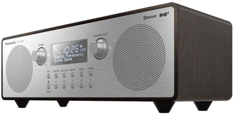 Радио Panasonic RF-D100BT серебристо-коричневое