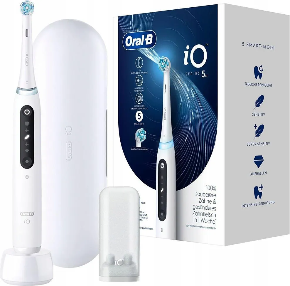 Электрическая зубная щетка Oral-B iO Series 5N, белая