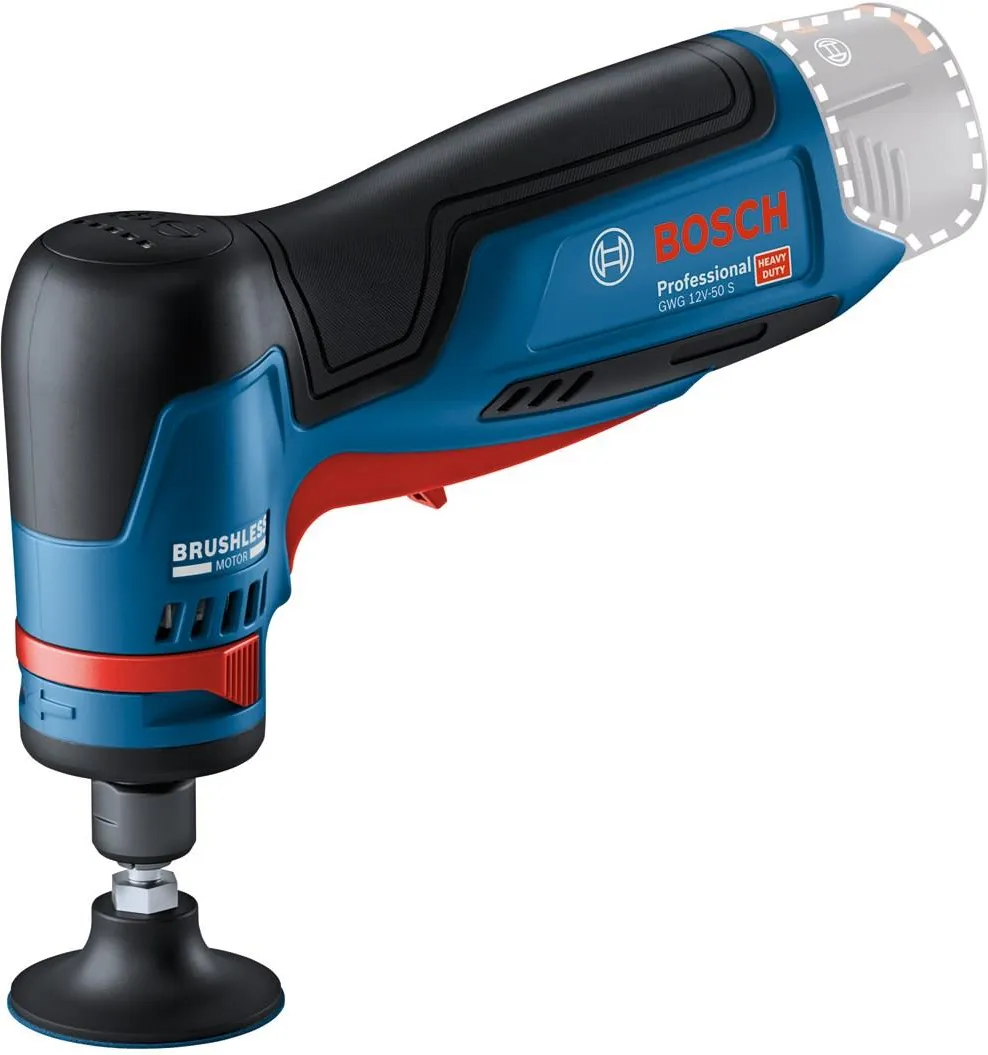 Аккумуляторная угловая шлифовальная машина Bosch GWG 12V-50 S Professional 06013A7000