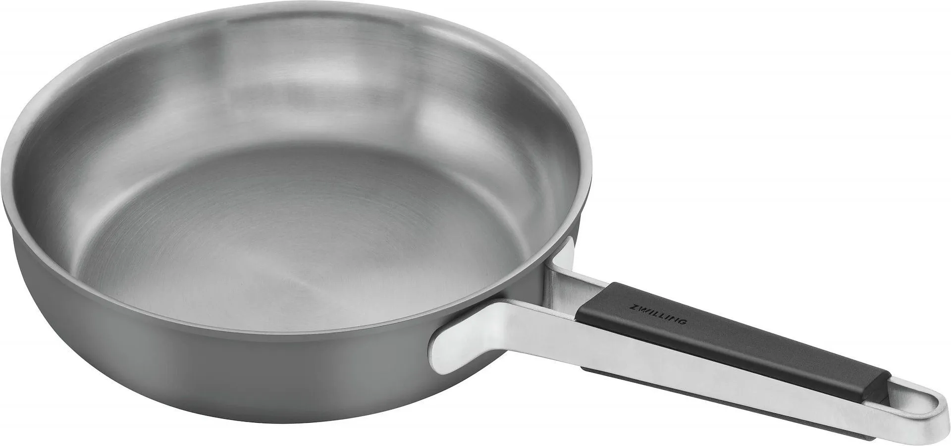 Сковорода Zwilling Pure индукционная, плоская, серая, 24 см 1028833