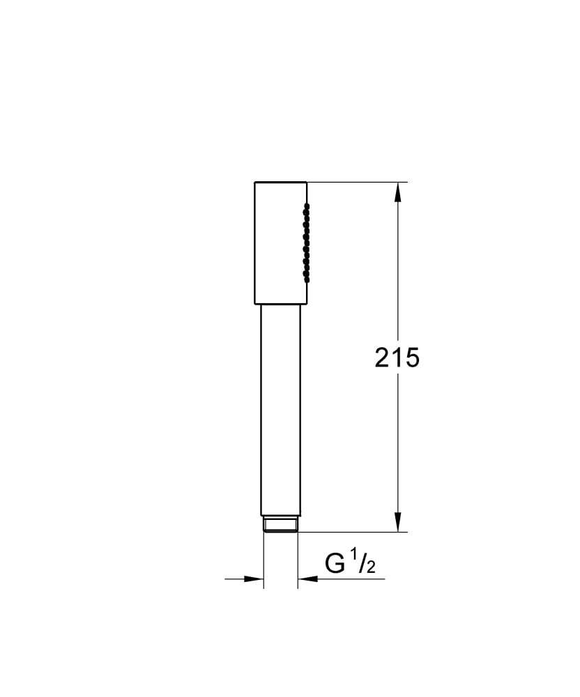 Душевая лейка Grohe Sena Stick Cool Sunrise 26866GL0