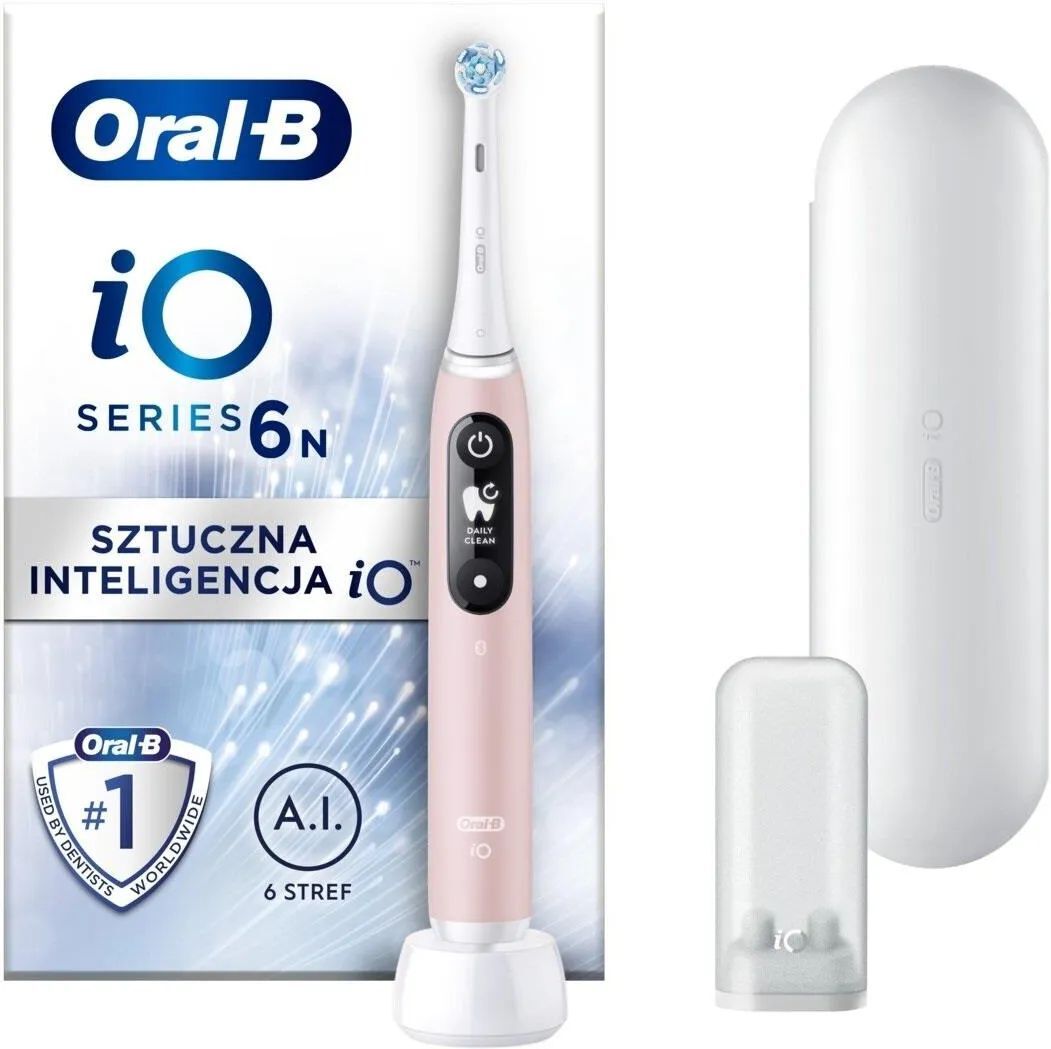 Электрическая зубная щетка Oral B iO 6S розовая