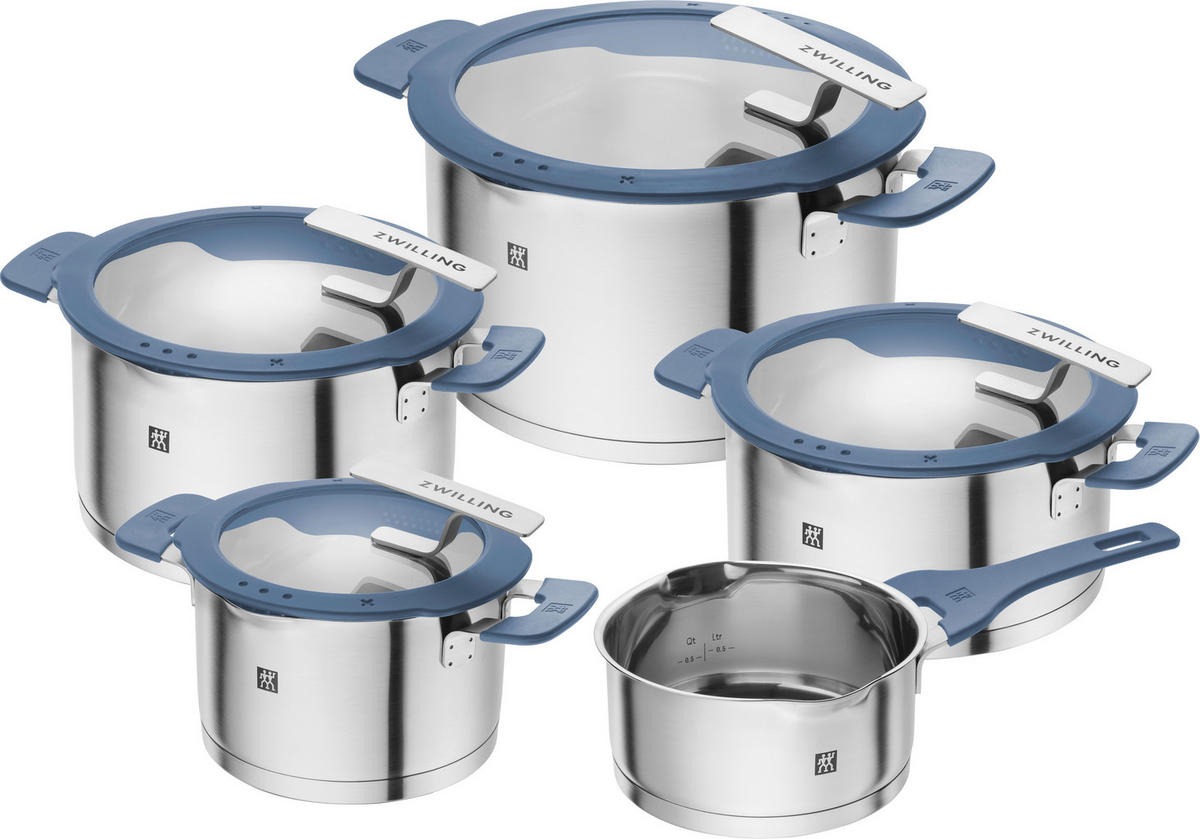Набор кастрюль (5 предметов) ZWILLING Simplify, голубой 4009839681042