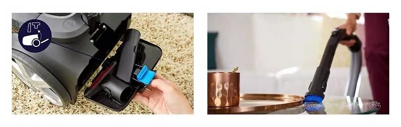 Пылесос Philips FC9729, красный/черный
