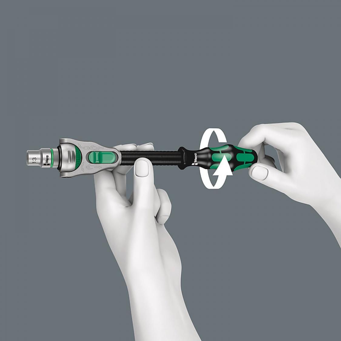 Wera трещотка zyklop 1/2 8100 SC 4 в комплекте 05003647001