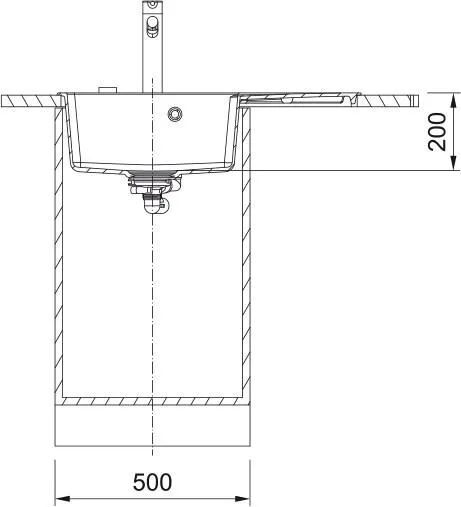 Кухонная раковина Franke Centro CNG 611-78 TL 114.0693.565, черный матовый