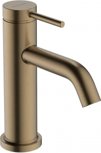 Смеситель для раковины Hansgrohe Tecturis S 80, шлифованная бронза 73313140