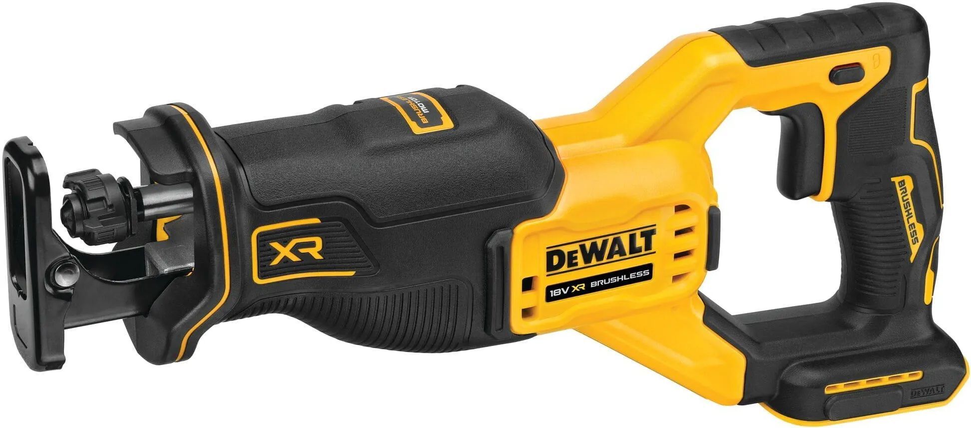 Аккумуляторная сабельная пила DeWalt DCS382M2, 18V, 2x4Ач, в кейсе