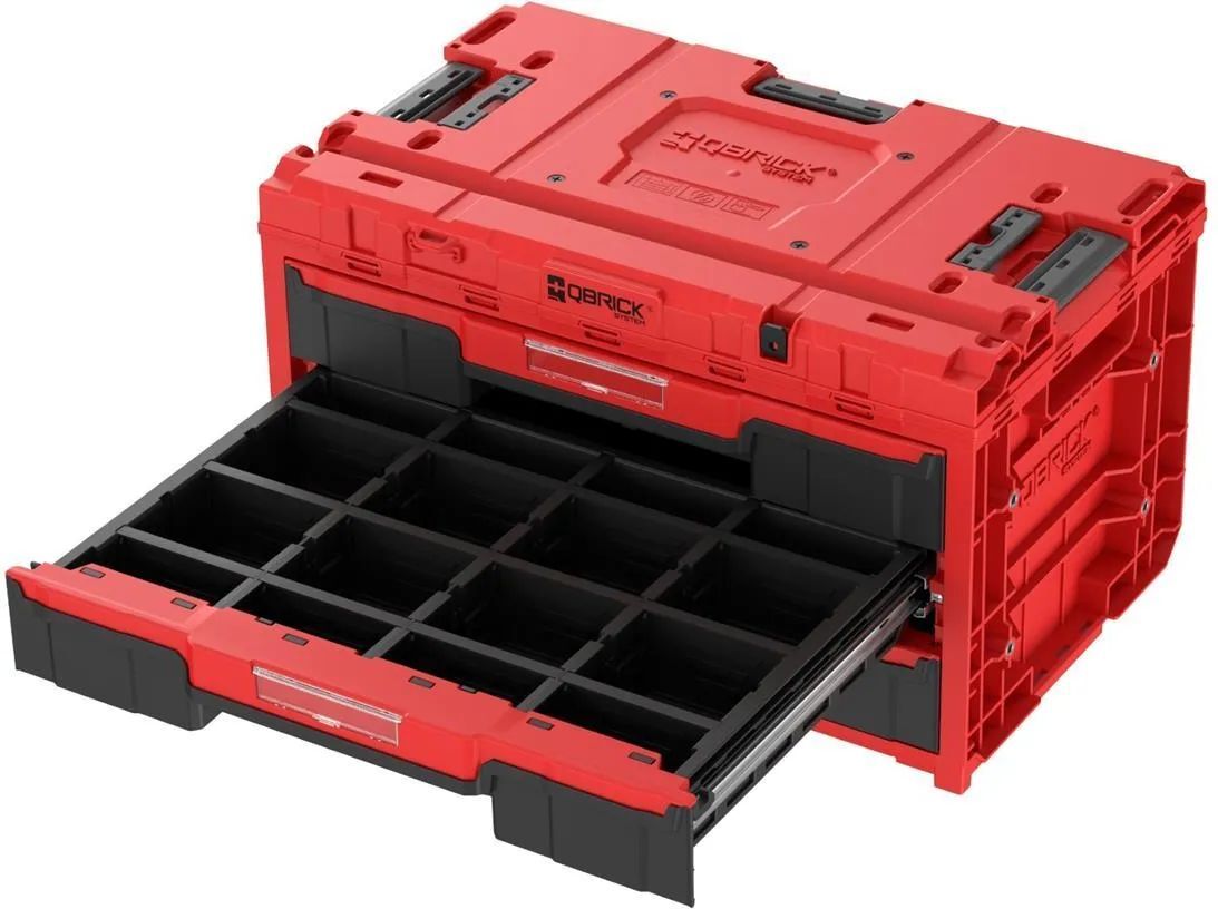 Ящик для инструментов Qbrick One Drawer 3 Toolbox 2.0 Красная Ultra HD