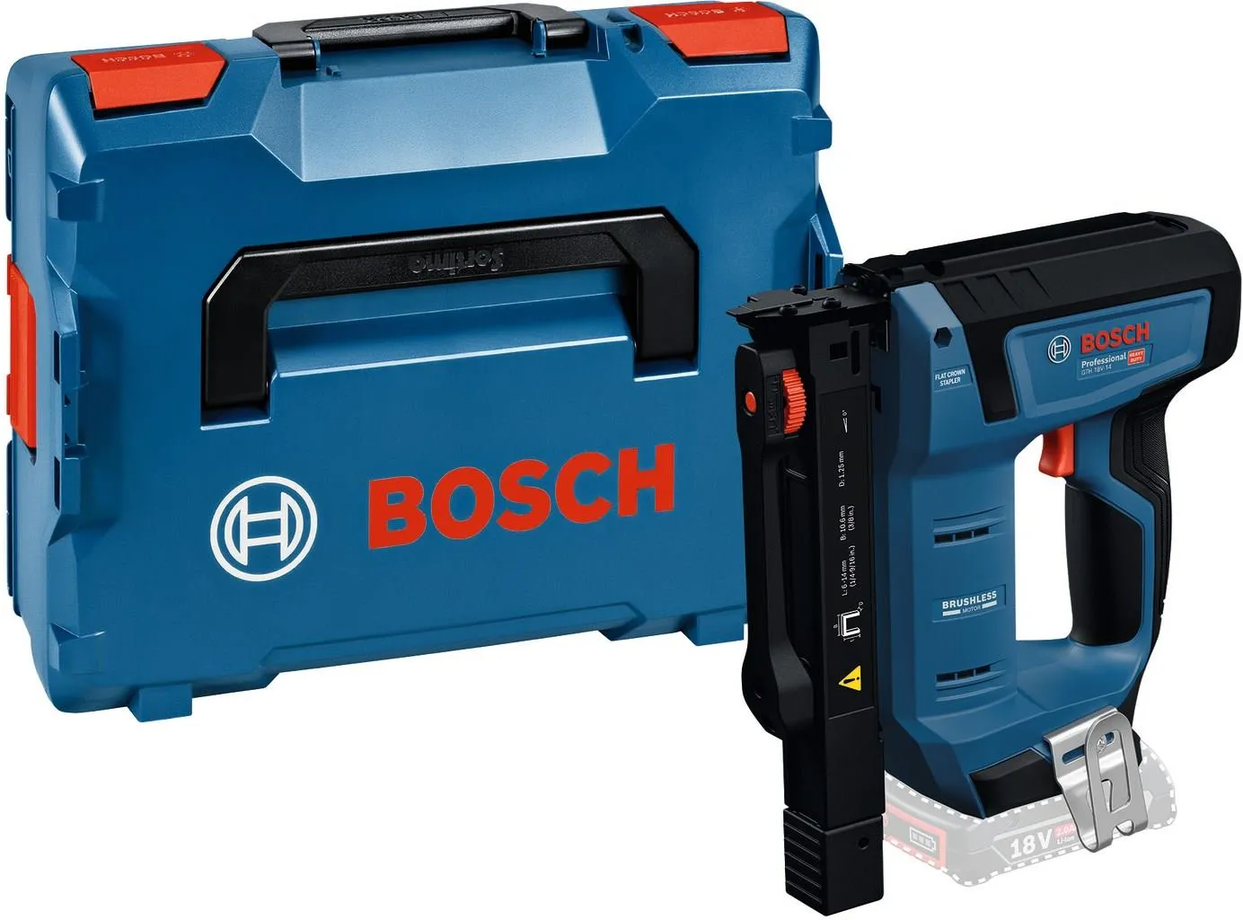 Аккумуляторный гвоздезабивной пистолет Bosch GTH 18V-14 Professional 0601482801