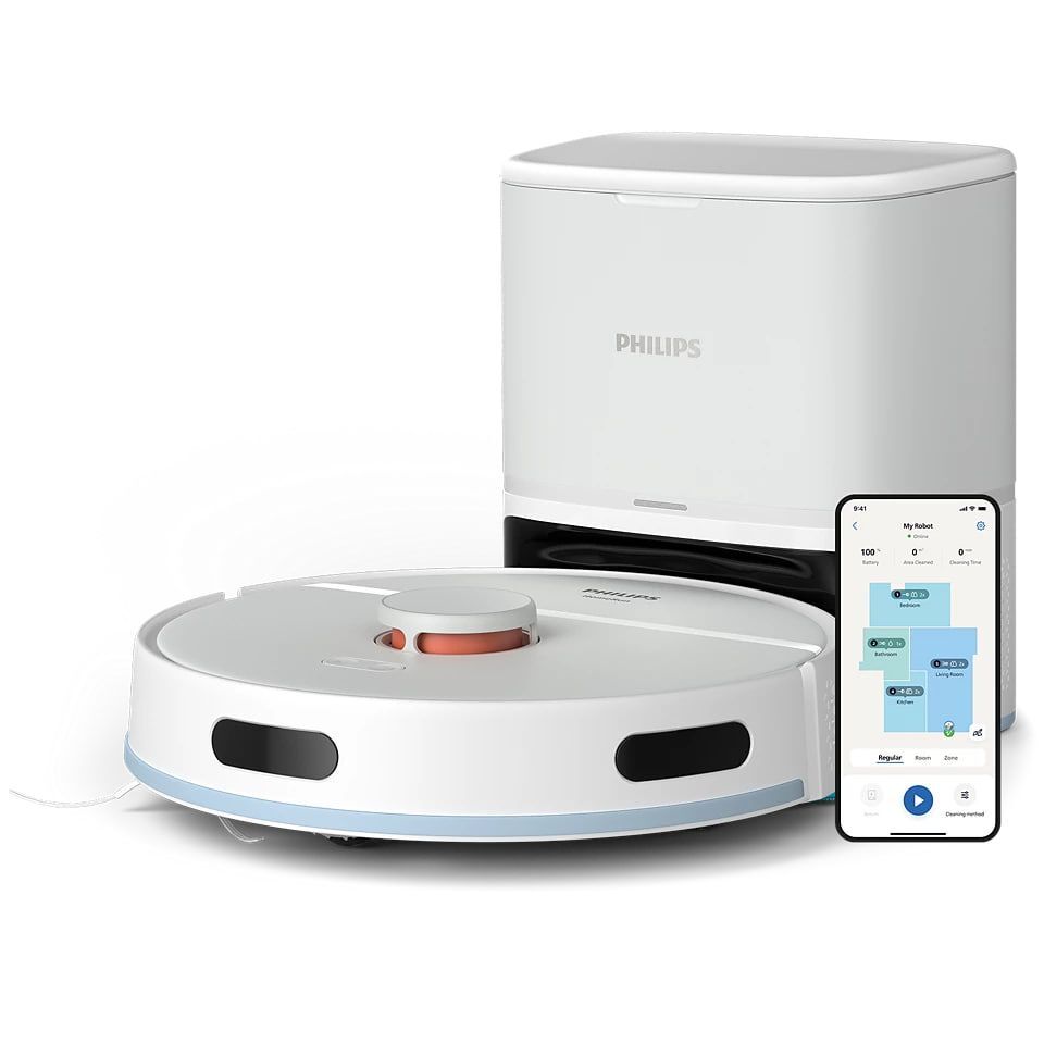 Робот-пылесос PHILIPS HomeRun 2000 white XU2100/20