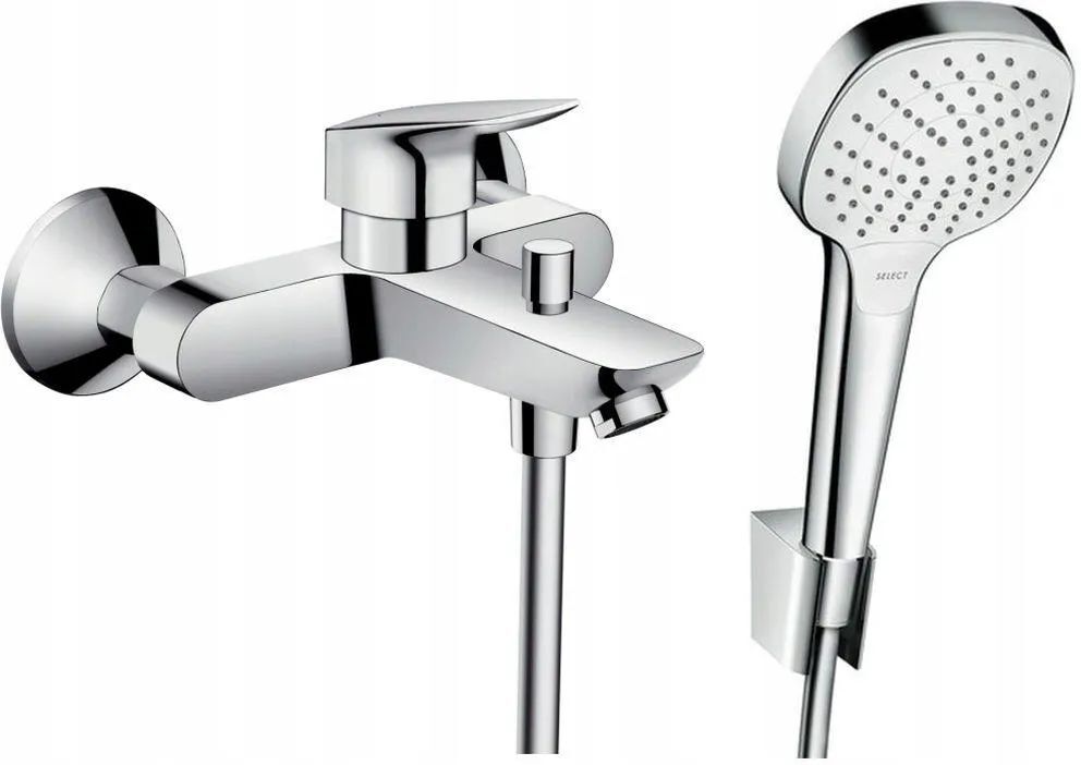 Смеситель для ванны Hansgrohe Logis 26425400, 71400000 хром