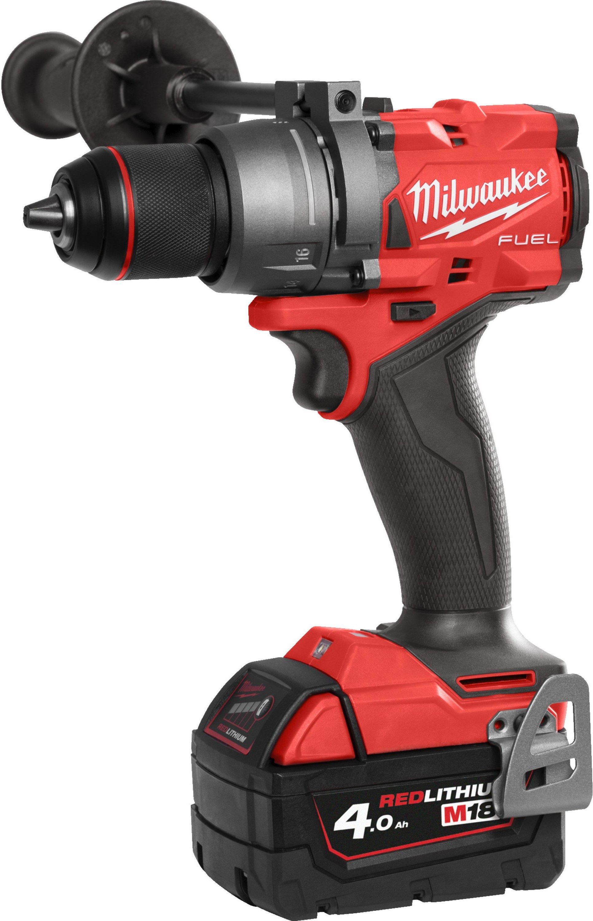 Аккумуляторная ударная дрель-шуруповерт Milwaukee M18 FPD3-402C 4933492473 2х4,0 Ач в кейсе с АКБ и ЗУ